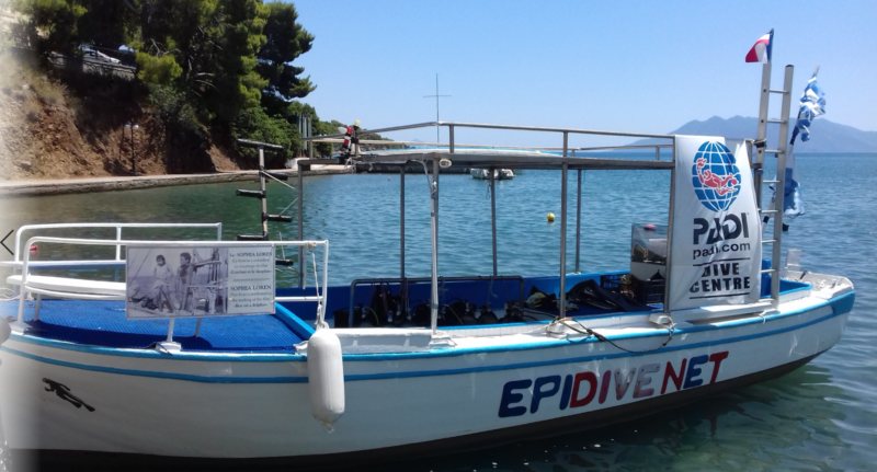 Faire de la plong&eacute;e en Gr&egrave;ce avec un moniteur fran&ccedil;ais avec Epidive &agrave; Epidaure