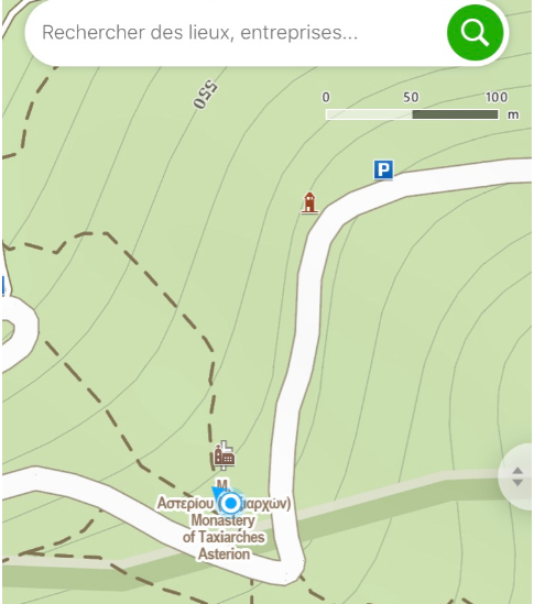 la randonn&eacute;e sur le mont hymette &agrave; Ath&egrave;nes dans la for&ecirc;t de Kaisariani