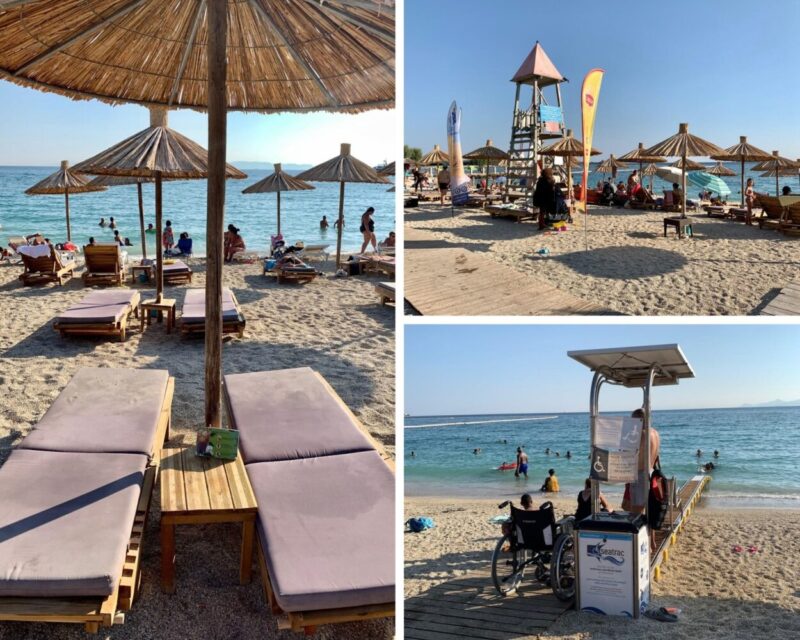 La plage Bolivar Beach &agrave; Athenes 