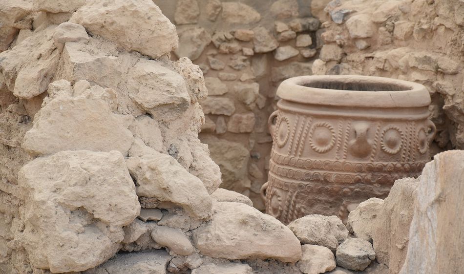 pot d&eacute;couvert &agrave; Knossos en Cr&egrave;te