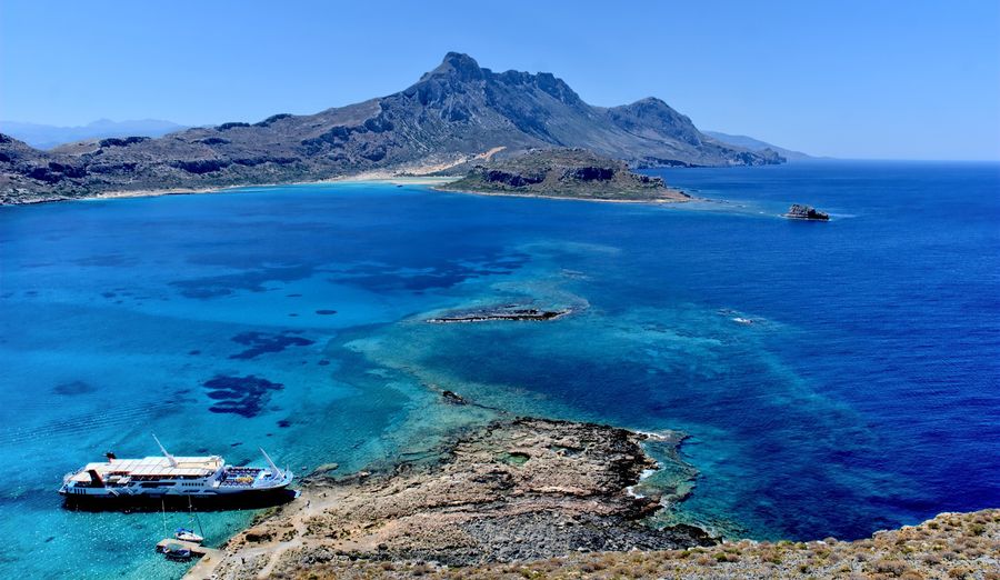 Plage de Balos en Cr&egrave;te, Gr&egrave;ce