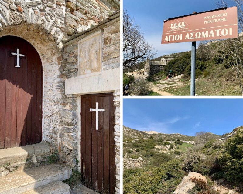Une promenade pr&egrave;s d'ath&egrave;nes &agrave; pendeli penteli