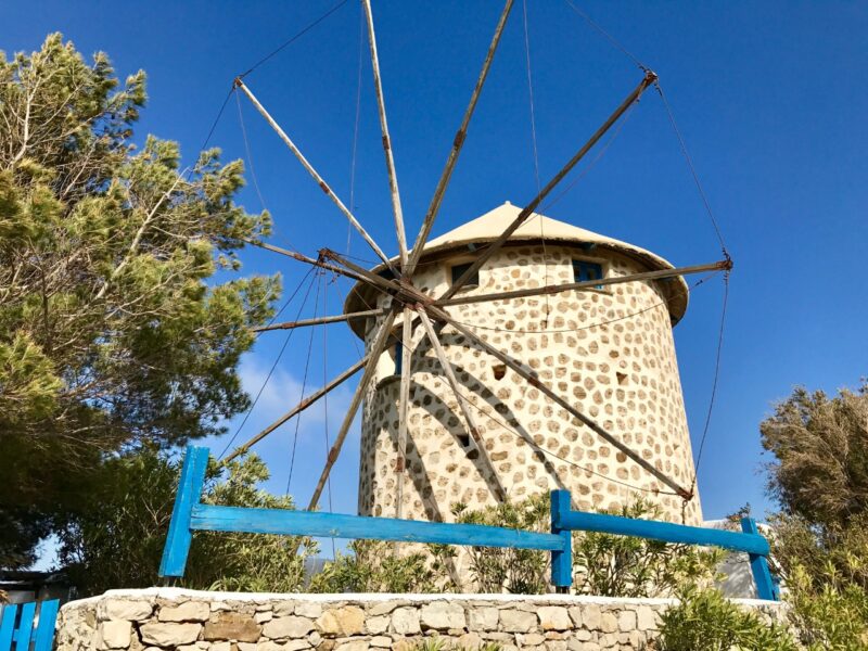 dormir dans un moulin en Gr&egrave;ce &agrave; Cythere