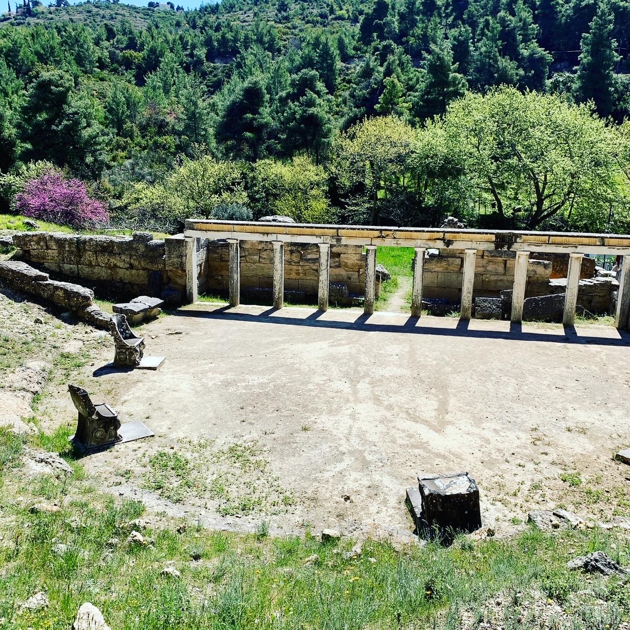 L'amphiaraio amphiar&eacute;ion d'Oropos : un site arch&eacute;ologique pr&egrave;s d'Ath&egrave;nes