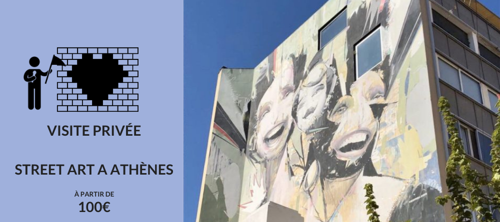 visite privée d'Athènes street art ado