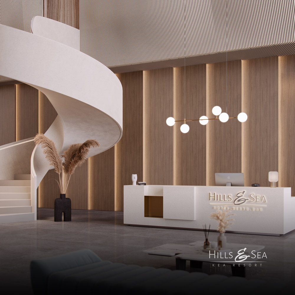 hotel 5* kea resort hotelier le lobby