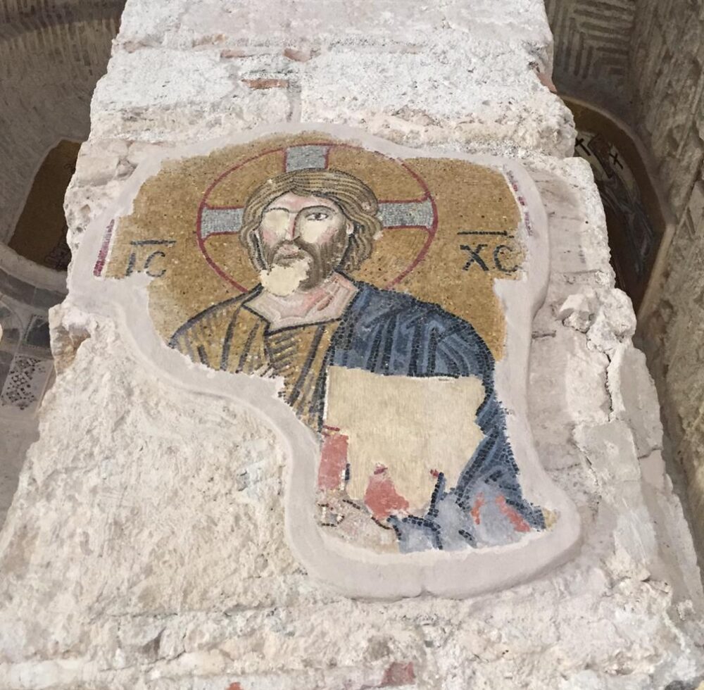 mosaiques monast&egrave;re de Dafni Gr&egrave;ce