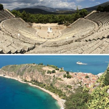 Th&eacute;&acirc;tre d'Epidaure et Nauplie dans le P&eacute;loponn&egrave;se, destination pour un voyage en Gr&egrave;ce