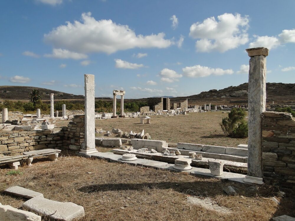 delos grece - ile d&eacute;los grece - site arch&eacute;ologique d&eacute;los - visiter delos - comment aller &agrave; d&eacute;los