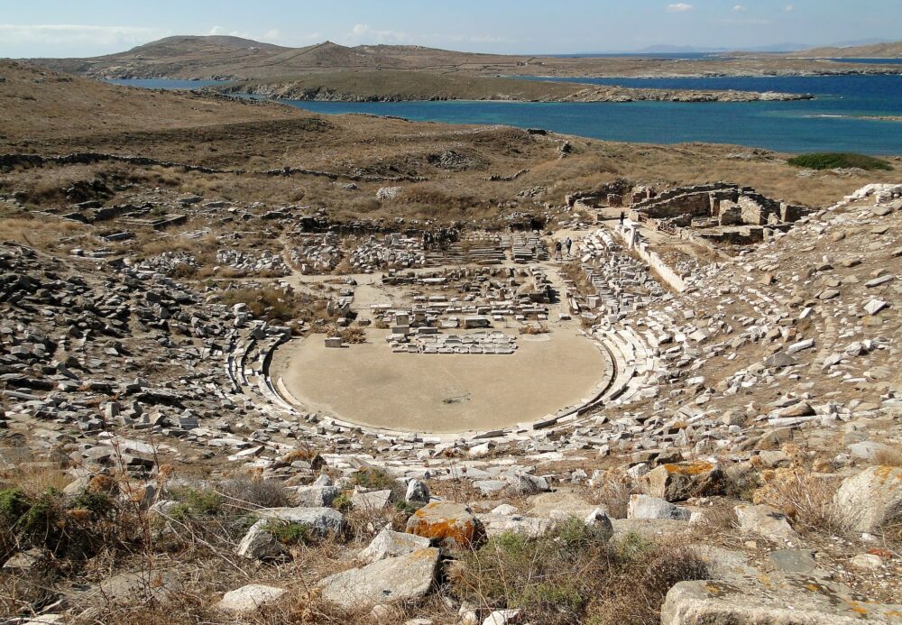delos grece - ile d&eacute;los grece - site arch&eacute;ologique d&eacute;los - visiter delos - comment aller &agrave; d&eacute;los