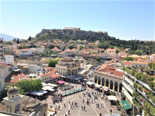 Vue sur la Place Monastiraki