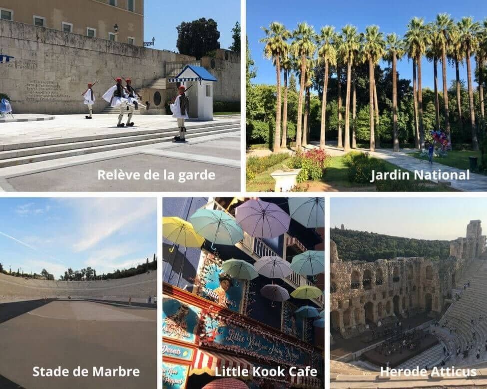 Visiter Ath&egrave;nes en 1 jour avec des enfants : Evzones, jardin national, stade de marbre, gouter au little Kook, spectacle