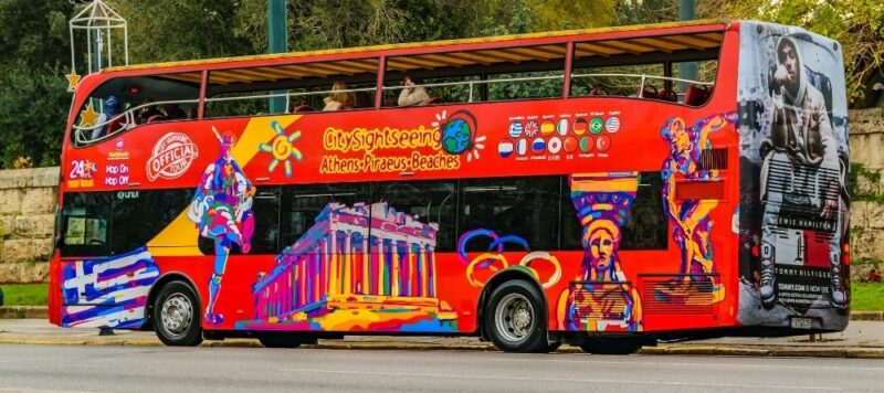 bus touristique à athènes - bus à arrêts multiples athènes - bus hop-on hop off athenes - athènes en une journée