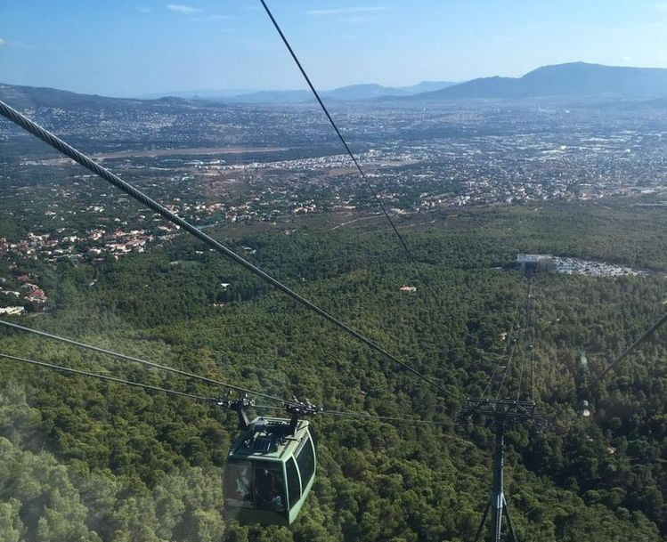 Téléphérique Mont Parnitha Parnes Athènes