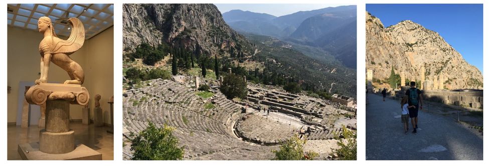 musee et site de Delphes, enfants