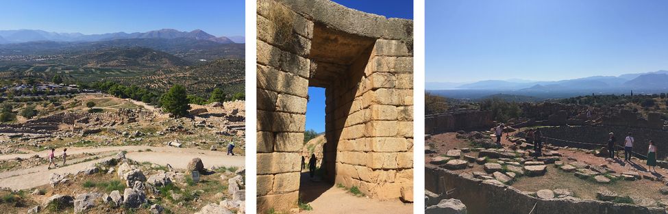 Le site arch&eacute;ologique de Myc&egrave;nes en Gr&egrave;ce