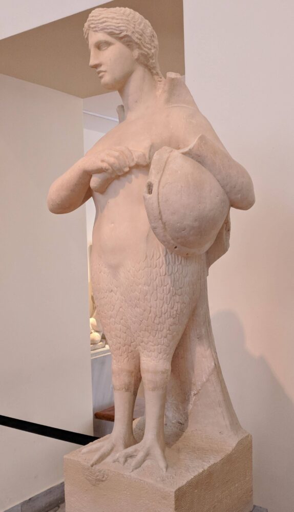 Mythologie grecque : Harpie au mus&eacute;e Arch&eacute;ologique d'Ath&egrave;nes