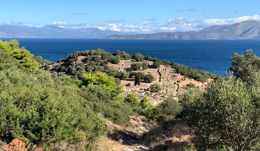 le site arch&eacute;ologique de Rhamnous Ramnous en gr&egrave;ce pr&egrave;s d'Ath&egrave;nes