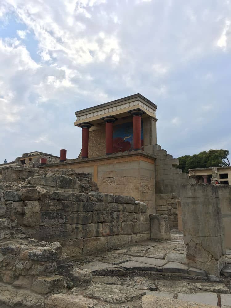 Palais de Knossos en Cr&egrave;te
