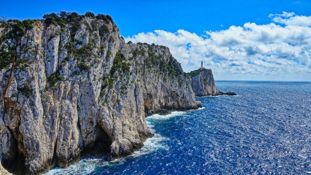 phare du cap lefkada ou saut de leucade
