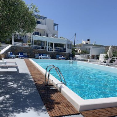 Piscine au Milatos village en Cr&egrave;te