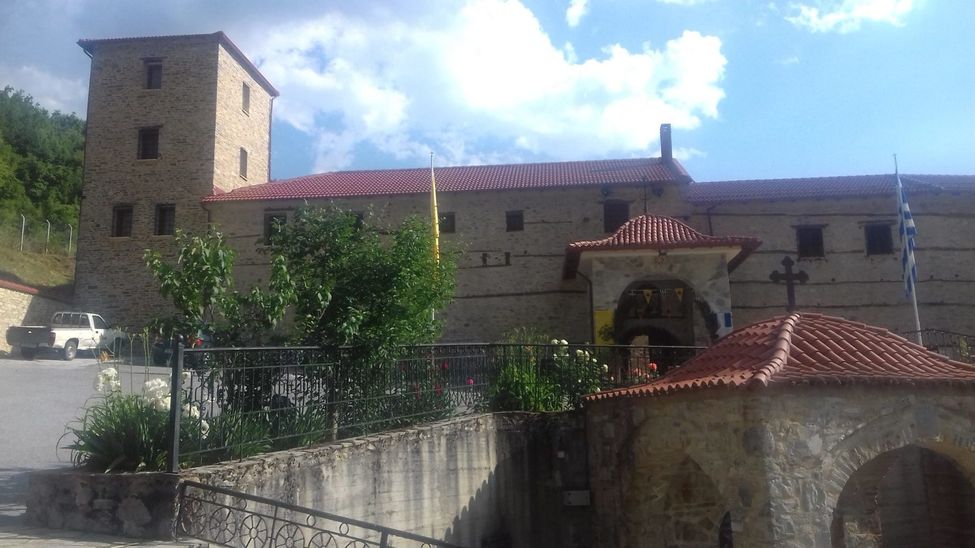 Monast&egrave;re de Sparmou - ascension du mont Olympe en Gr&egrave;ce