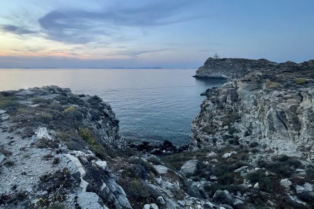 Paros Park, coucher de soleil &agrave; Paros