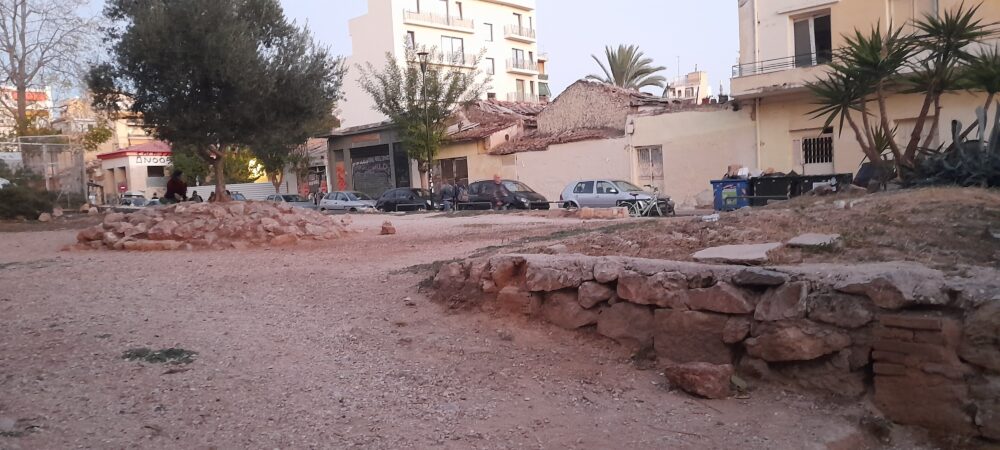 site du demossio sima, ancien cimeti&egrave;re des &eacute;minents ath&eacute;niens et h&eacute;ros de guerre