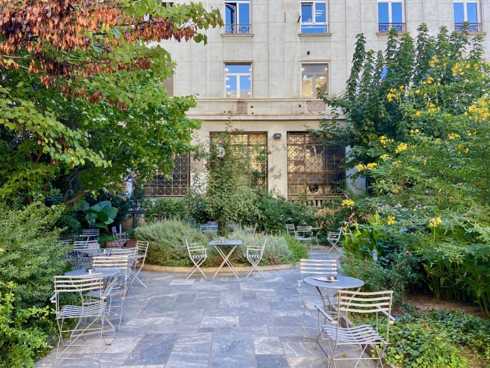 jardin du mus&eacute;e numismatique &agrave; Ath&egrave;nes