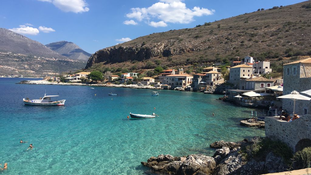 Le Magne en Grèce, village de Limeni