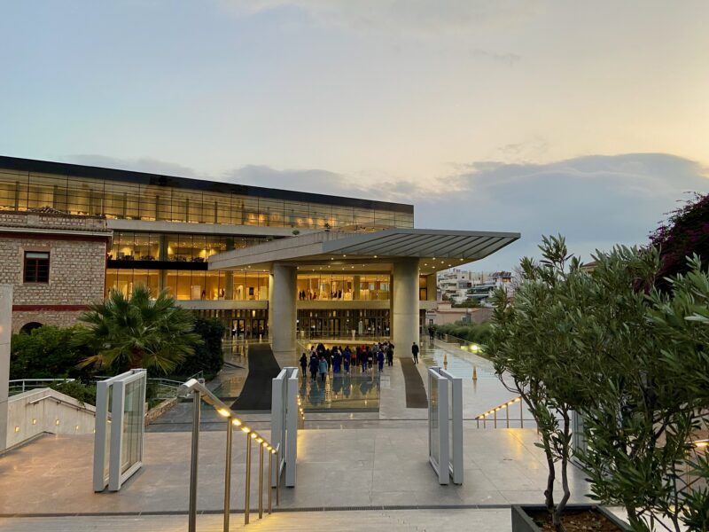 café du musée de l'Acropole à Athènes