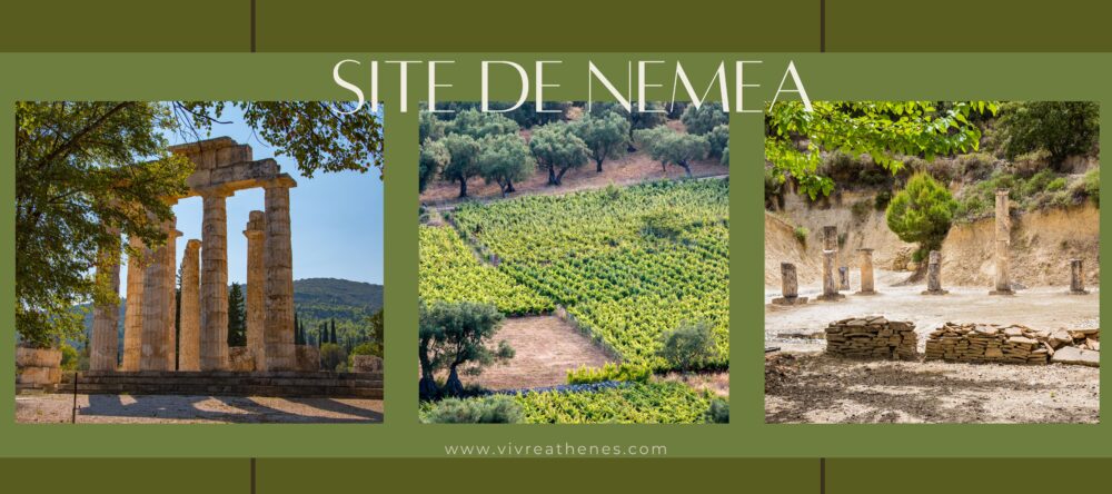 Vins et site archéologique Néméa Péloponnèse