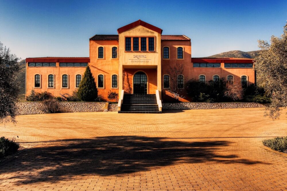 Domaine de Skouras, pr&egrave;s de n&eacute;m&eacute;e lors de la route des vins dans le P&eacute;loponn&egrave;se