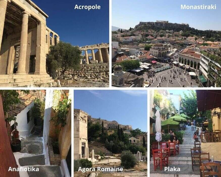 Visiter Ath&egrave;nes en 1 jour : Acropole, Monastiraki, Plaka, Anafiotika, Agora romaine...