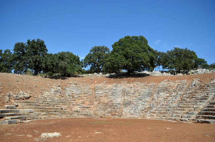 Th&eacute;&acirc;tre Oiniodes ou Oiniadai en Gr&egrave;ce