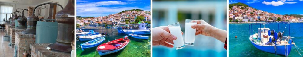 Photos de Plomari - Lesbos : port et ouzo