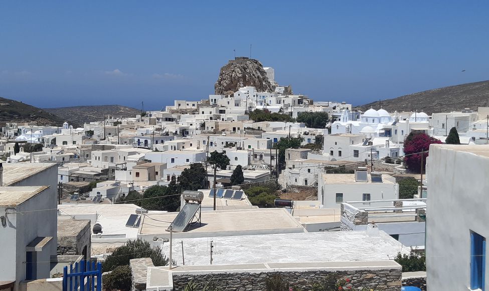 Village blanc &agrave; Amorgos