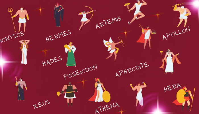 mythologie grecque : les dieux et déesses grecs de l'olympe