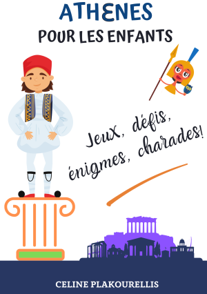 Athènes pour les enfants couverture livret jeux