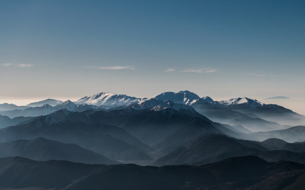 Vue de la station de ski de Kalavrita en Gr&egrave;ce
