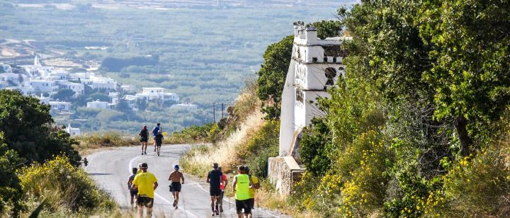Le trail de Tinos dans les Cyclades, une courses à pied en Grèce