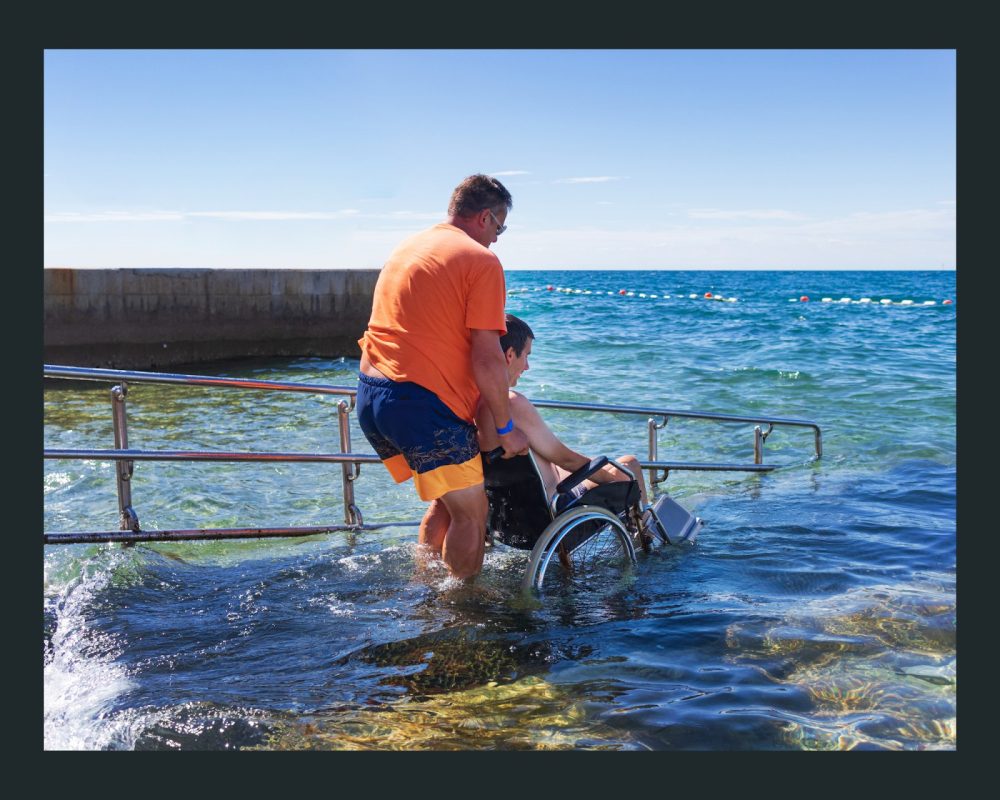 Accès handicapés plages