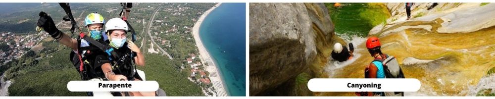 Parapente et canyoning mont Olympe