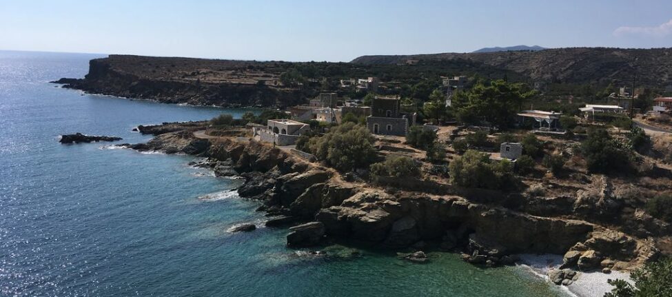 paysage de la cote du Magne dans le Péloponnèse en Grèce