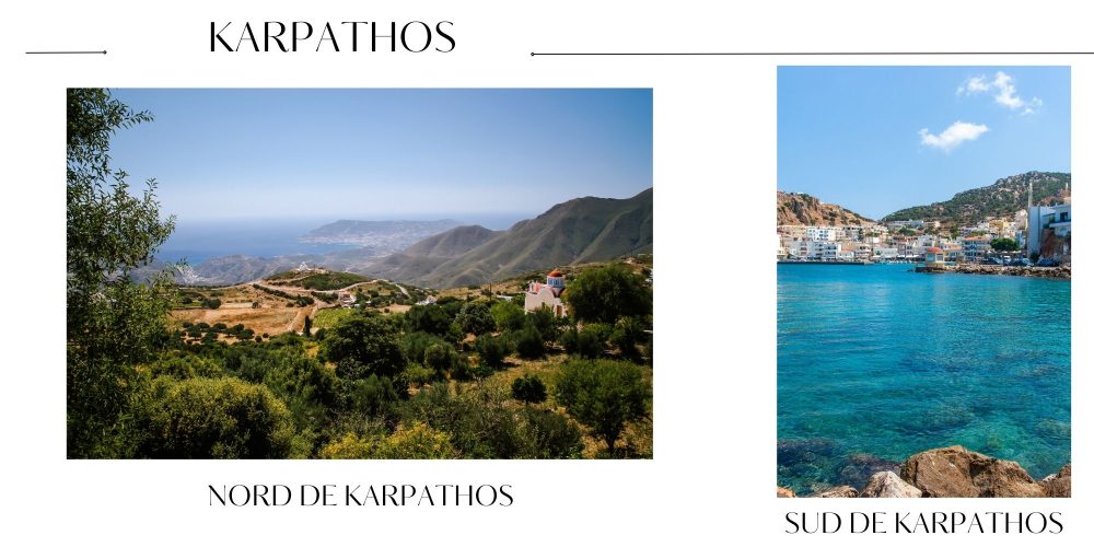 Nord et Sud de Karpathos