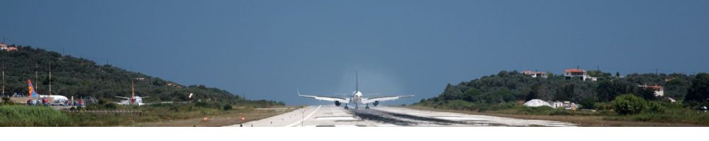 Skiathos avion aéroport