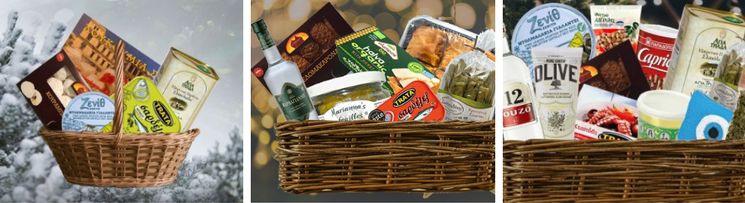 panier gourmand alpha omega, produits grecs