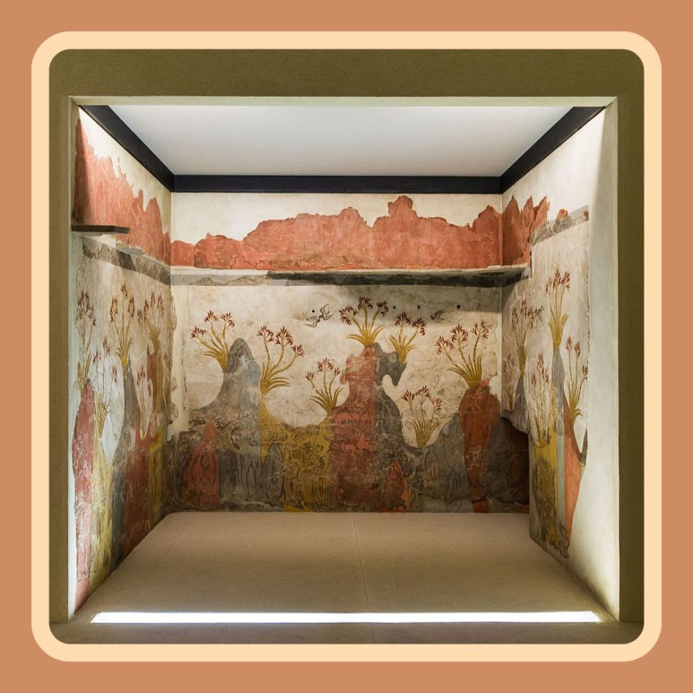Fresque du printemps Akrotiri