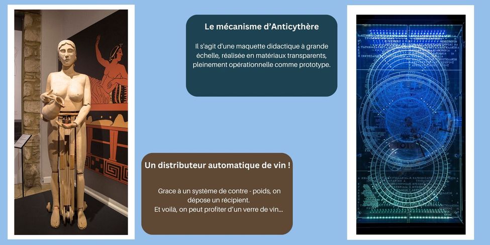 Maquettes du musée d'Hérakleidon à Athènes