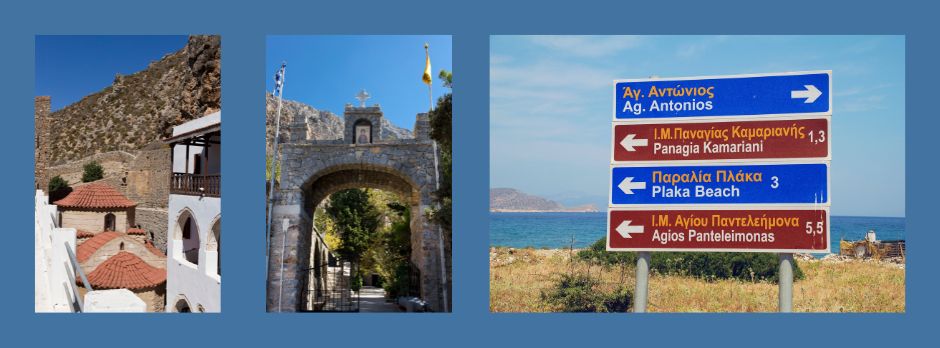 Tilos monastère Agios Panteleimon